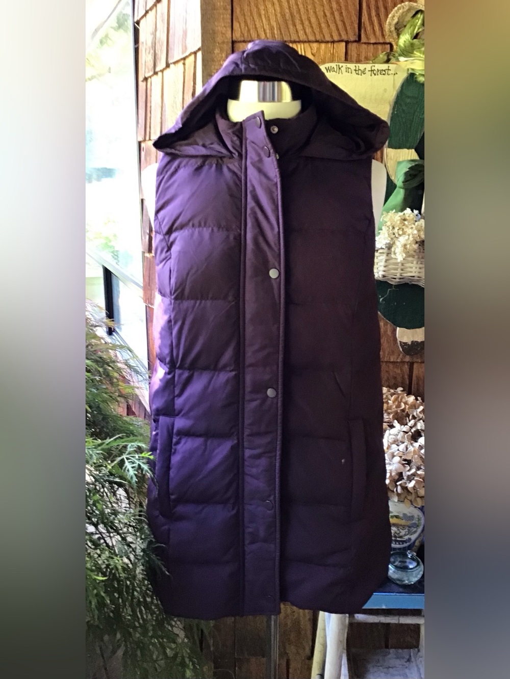 JJill Hooded Down Vest